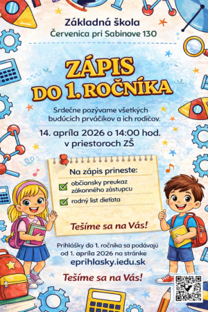 Zápis do 1. ZŠ