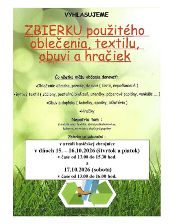 Zber šatstva